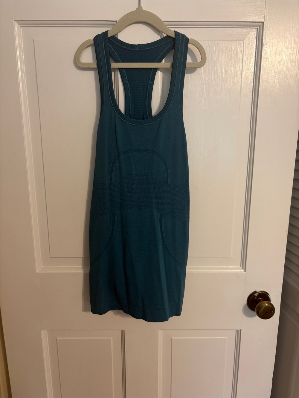 lululemon athletica teal racerback tank